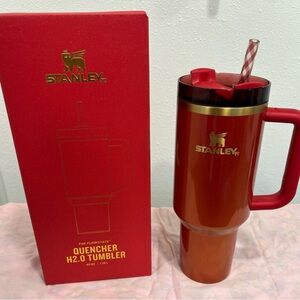 Stanley 40oz. Red & Gold Limited Edition Christmas Tumbler!